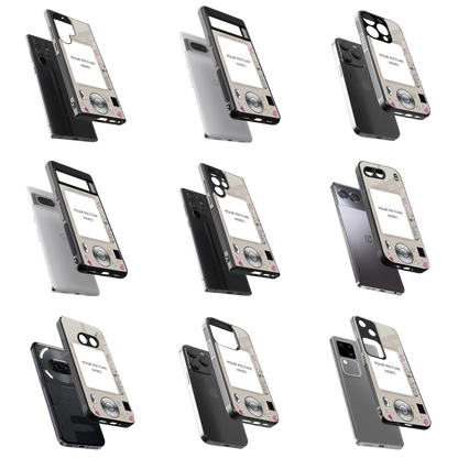 Polaroid Personalised Glass Phone Case