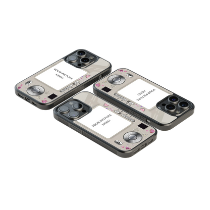 Polaroid Personalised Glass Phone Case