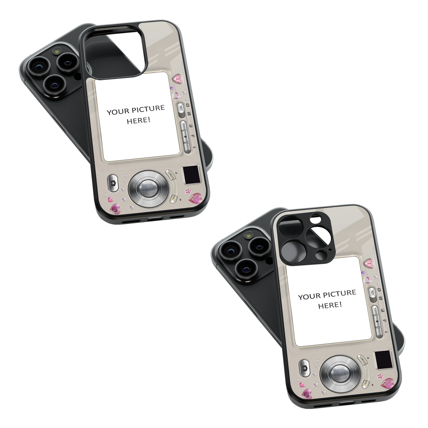 Polaroid Personalised Glass Phone Case