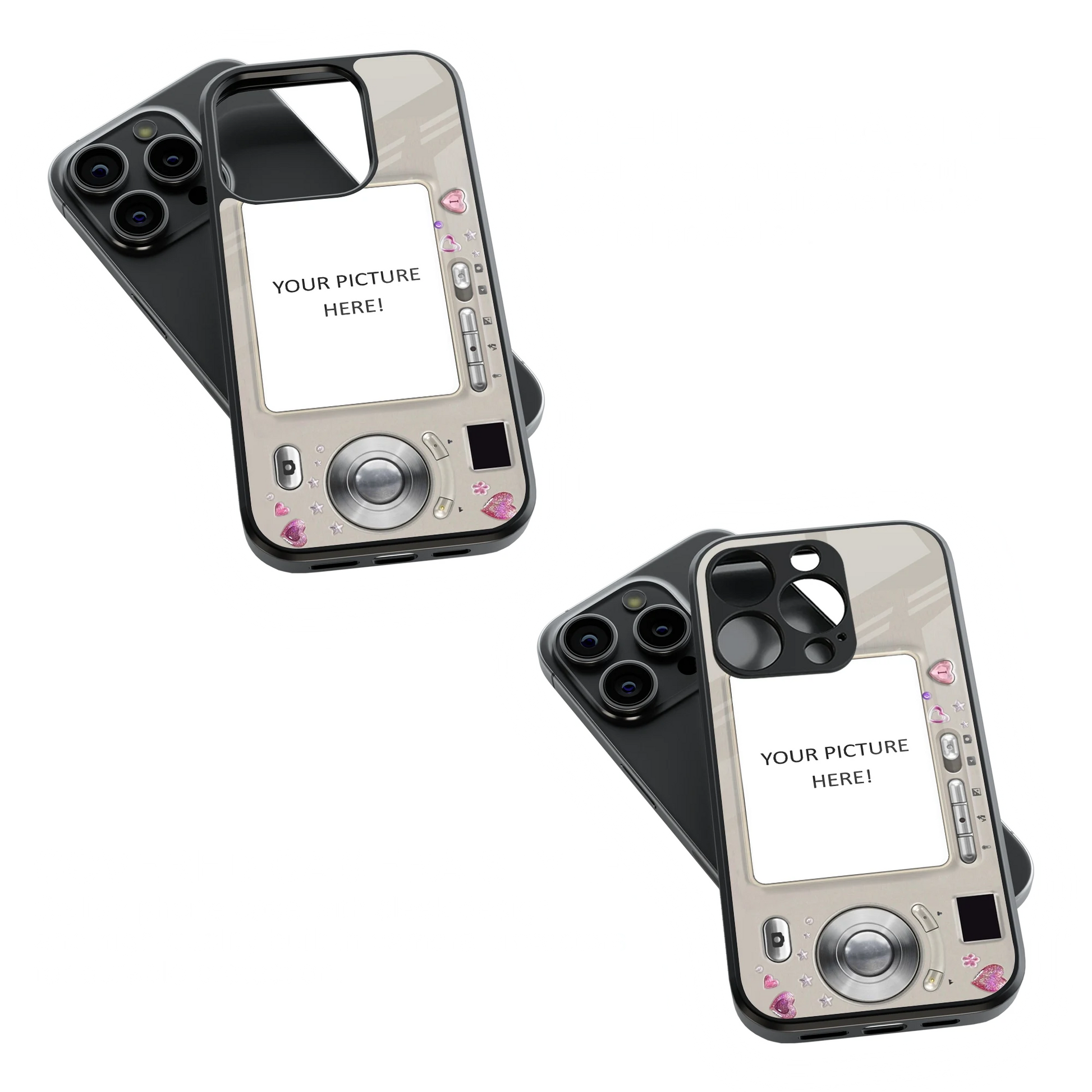 Polaroid Personalised Glass Phone Case