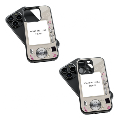 Polaroid Personalised Glass Phone Case