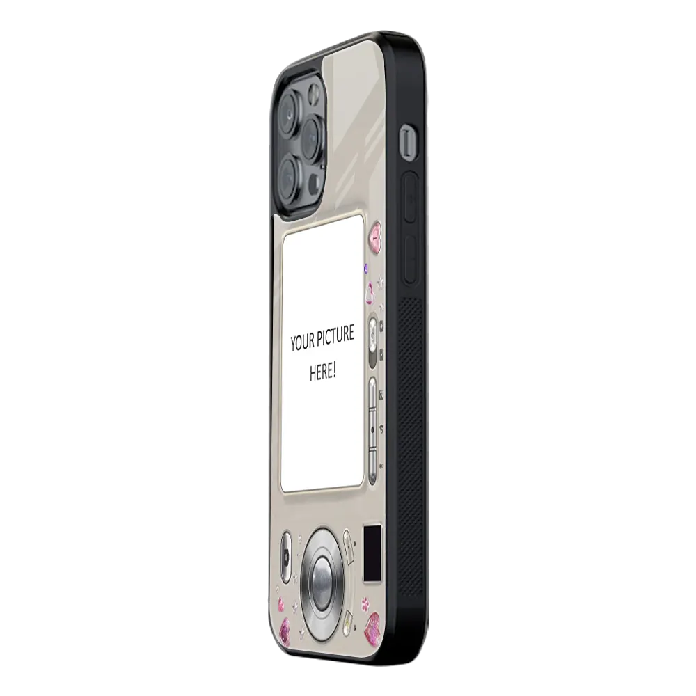 Polaroid Personalised Glass Phone Case