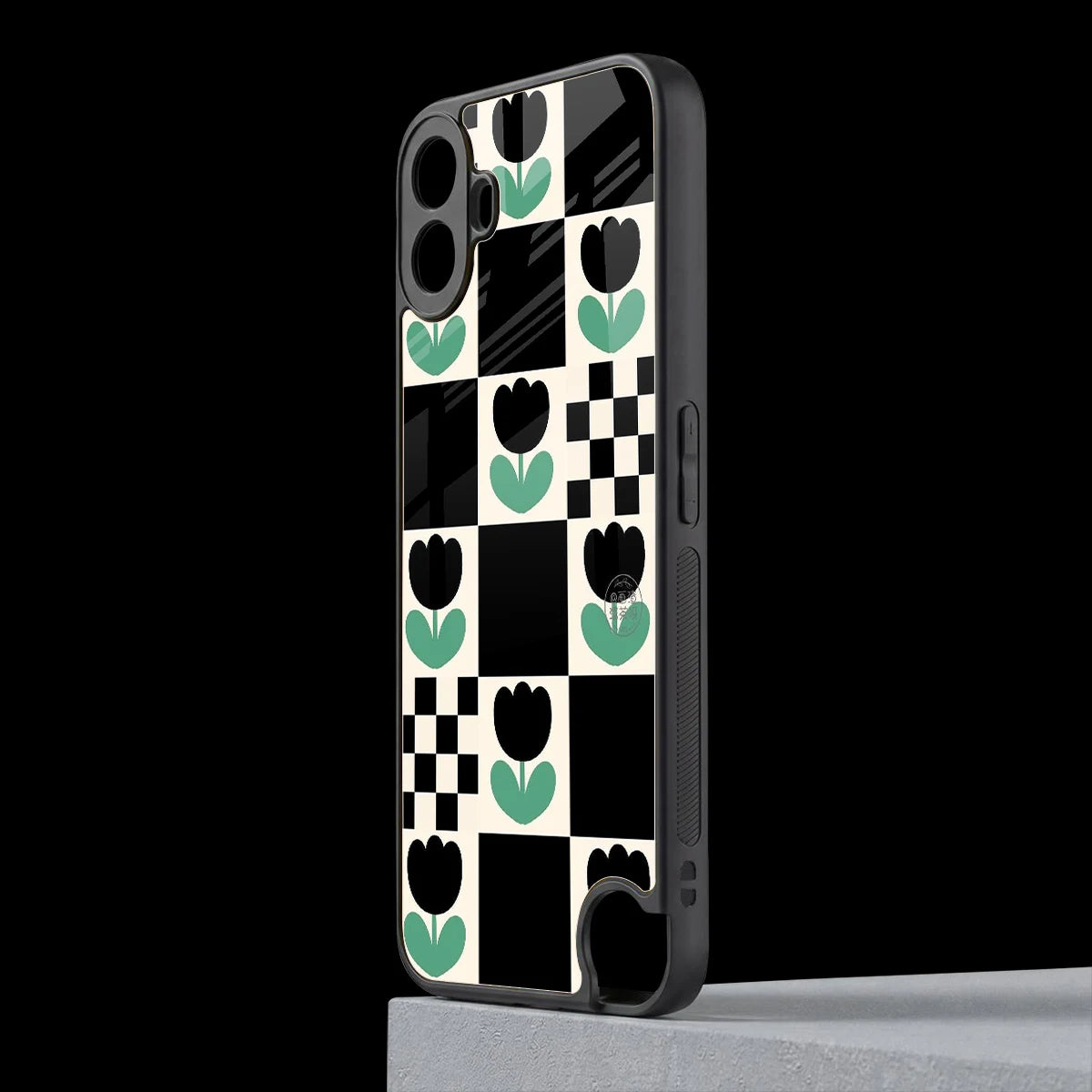 Minimalistic Flower Pattern cmf nothing phone 1 mobile cover | shockproof glass phone case
