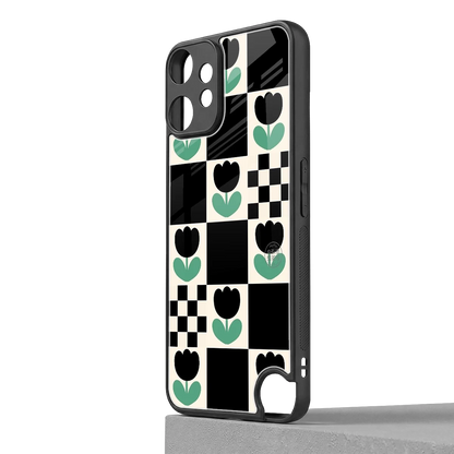 Minimalistic Flower Pattern cmf nothing phone 2 pro mobile cover | shockproof glass phone case