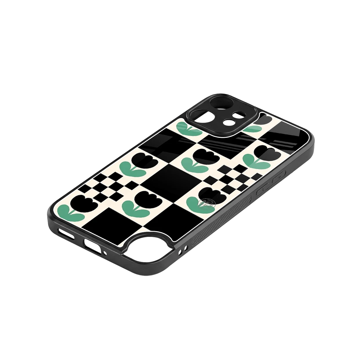 Minimalistic Flower Pattern stylish phone case for cmf nothing phone 2 pro | glossy glass and slim fit
