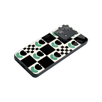 Minimalistic Flower Pattern stylish phone case for motorola edge 40 neo 5g | glossy glass and slim fit