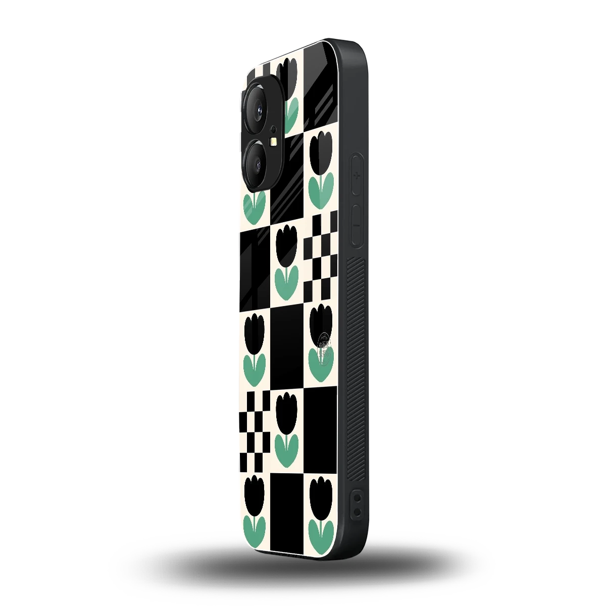 Minimalistic Flower Pattern nothing phone 1 mobile cover | shockproof glass phone case