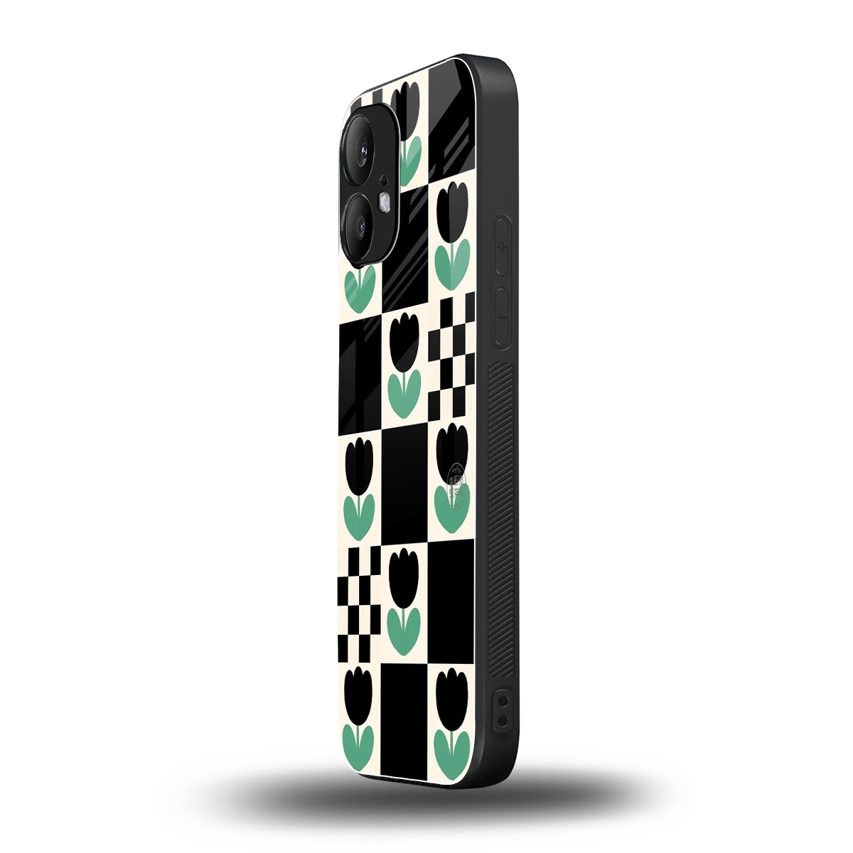 Minimalistic Flower Pattern nothing phone 2 mobile cover | shockproof glass phone case