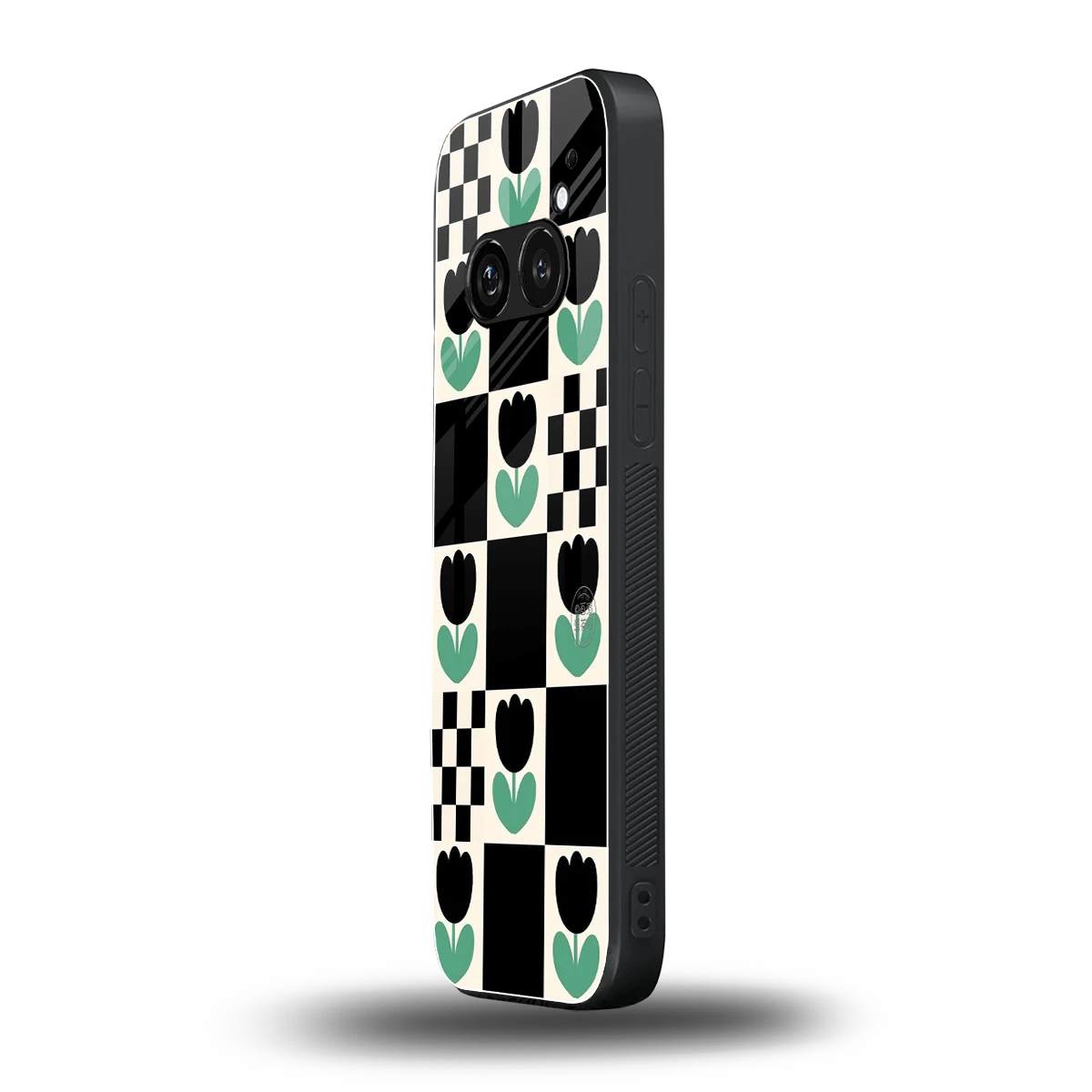 Minimalistic Flower Pattern nothing phone 2a plus mobile cover | shockproof glass phone case