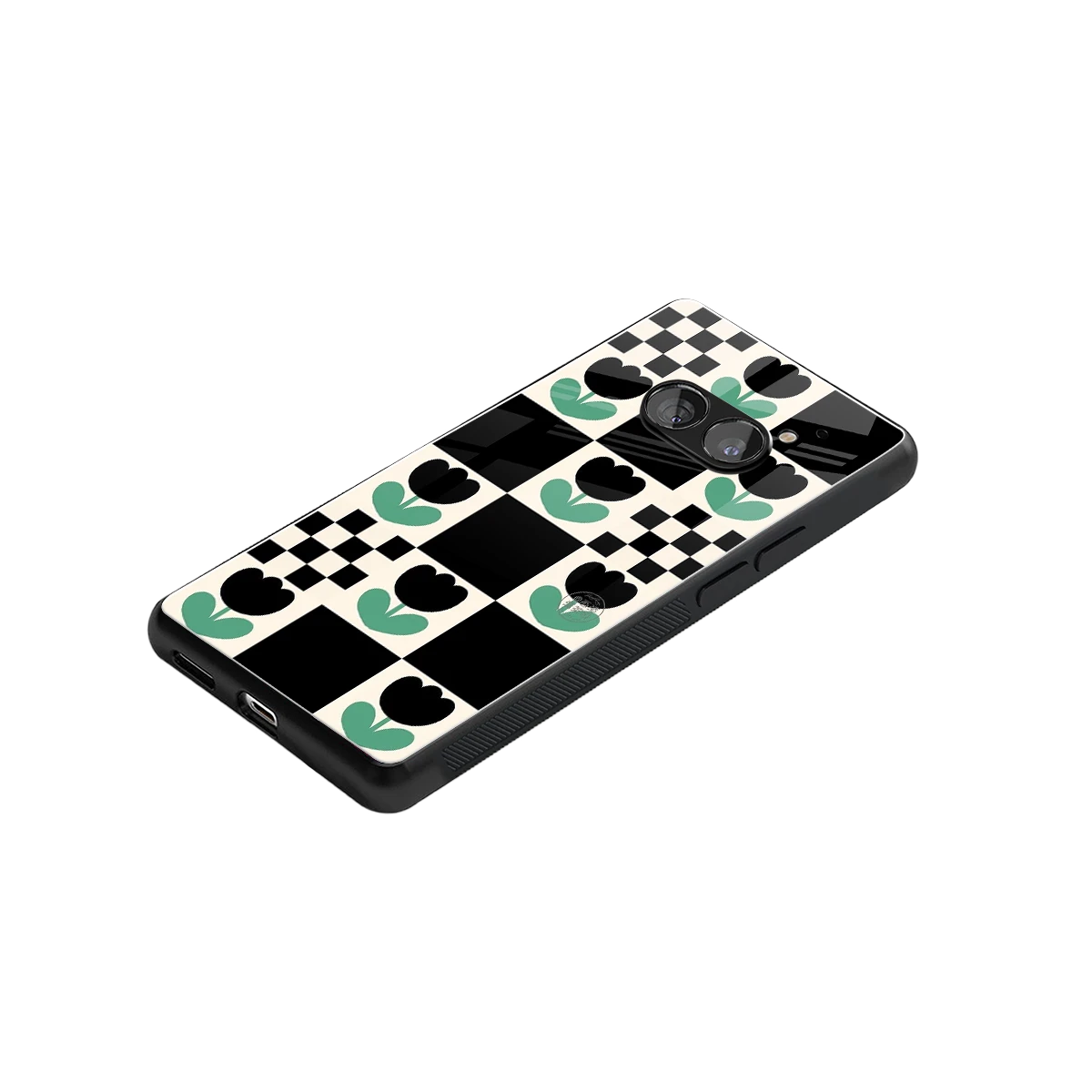 Minimalistic Flower Pattern stylish phone case for nothing phone 2a | glossy glass and slim fit