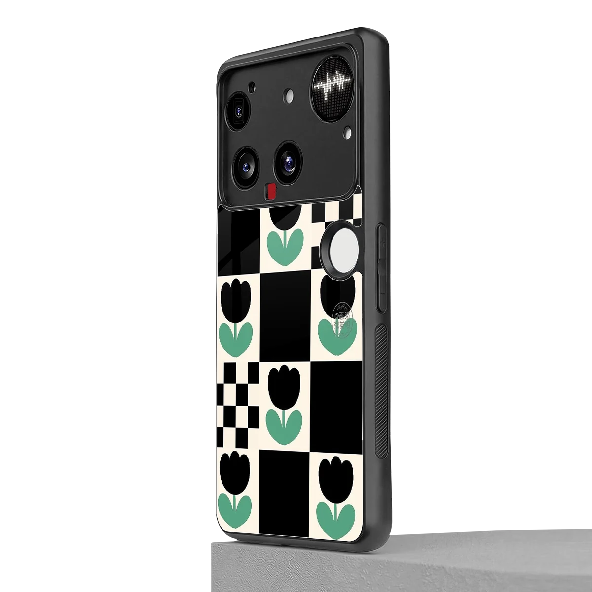Minimalistic Flower Pattern nothing phone 3 mobile cover | shockproof glass phone case