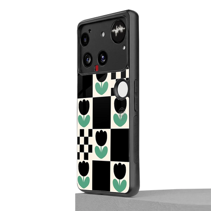 Minimalistic Flower Pattern nothing phone 3 mobile cover | shockproof glass phone case