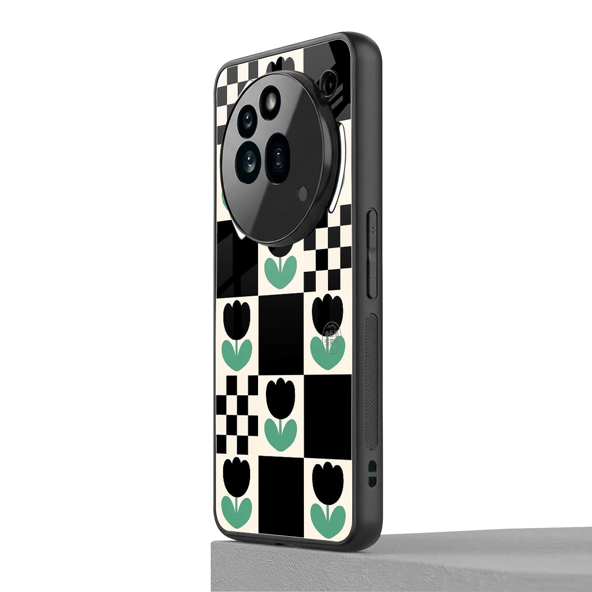 Minimalistic Flower Pattern nothing phone 3a pro mobile cover | shockproof glass phone case