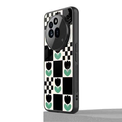 Minimalistic Flower Pattern nothing phone 3a pro mobile cover | shockproof glass phone case