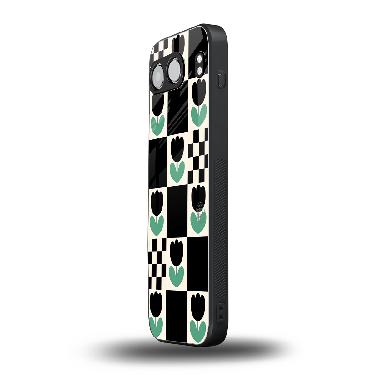 Minimalistic Flower Pattern oneplus nord 4 mobile cover | shockproof glass phone case