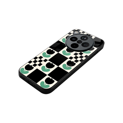 Minimalistic Flower Pattern stylish phone case for oppo find x8 | glossy glass and slim fit
