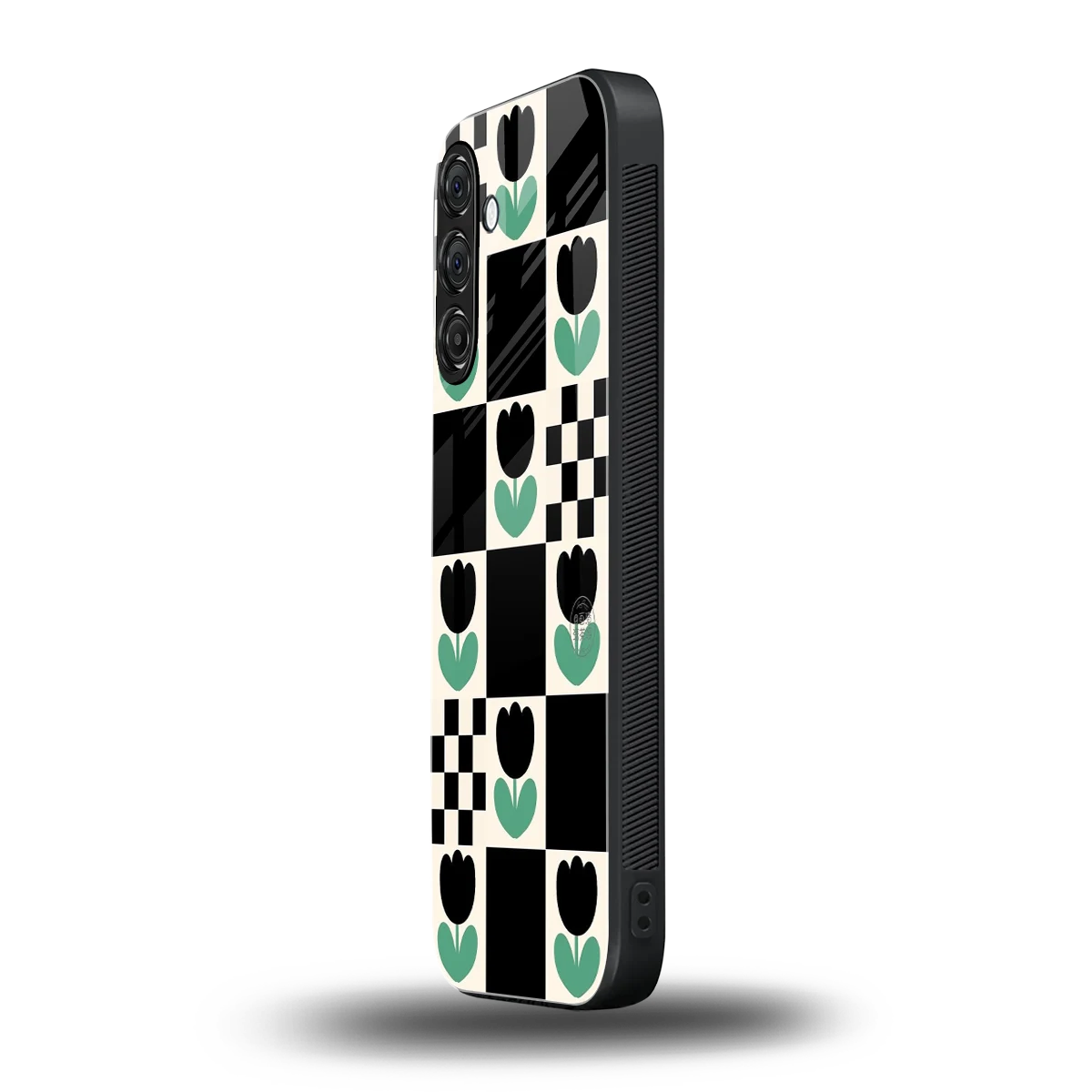 Minimalistic Flower Pattern samsung galaxy a14 5g mobile cover | shockproof glass phone case