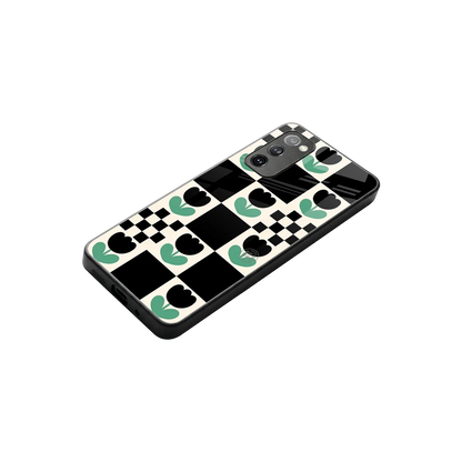 Minimalistic Flower Pattern stylish phone case for samsung galaxy s20 fe | glossy glass and slim fit