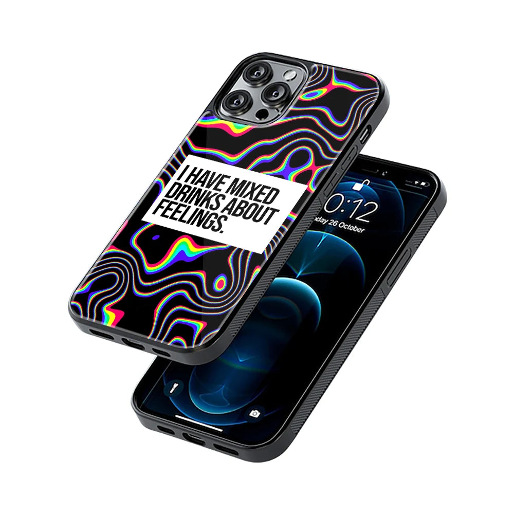 Protective Glass Back Phone Case Compatible with iPhone, Samsung, OnePlus, Pixel & More