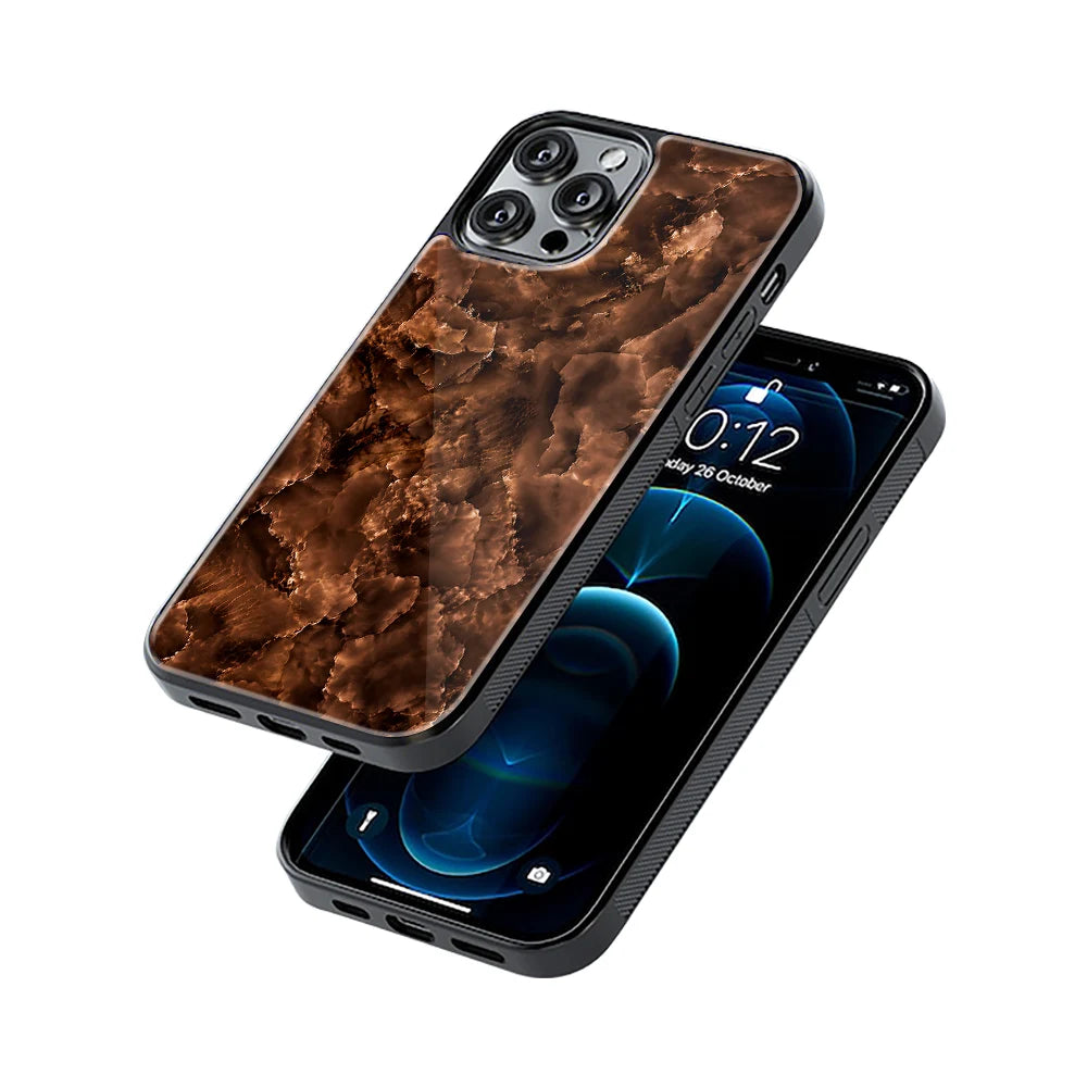 Protective Glass Back Phone Case Compatible with iPhone, Samsung, OnePlus, Pixel & More
