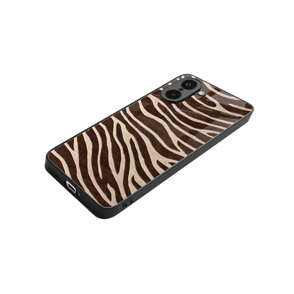 Mocha Swirls stylish phone case for oneplus nord ce5 5g | glossy glass and slim fit