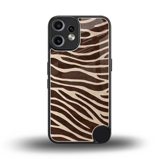 Mocha Swirls back phone cover | glass case for cmf nothing phone 2 pro