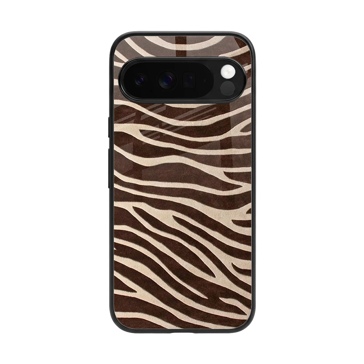 Mocha Swirls back phone cover | glass case for google pixel 10 pro xl
