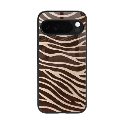 Mocha Swirls back phone cover | glass case for google pixel 10 pro xl