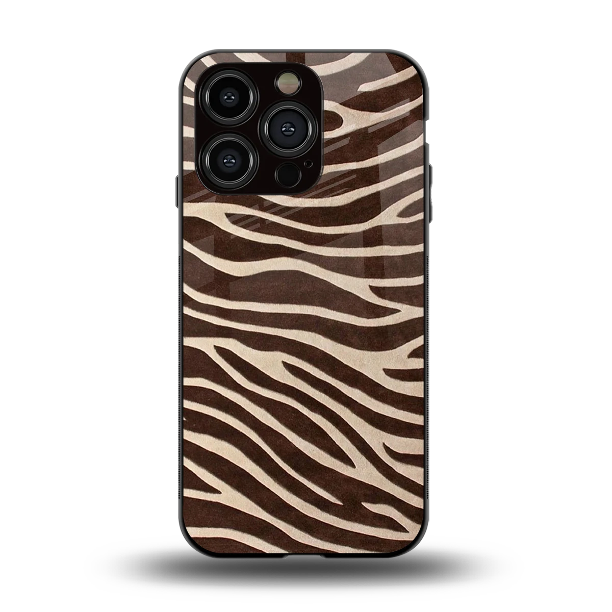 Mocha Swirls back phone cover | glass case for iphone 13 pro