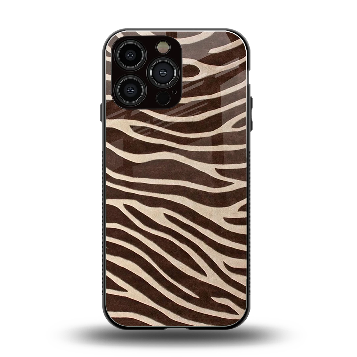 Mocha Swirls back phone cover | glass case for iphone 15 pro max