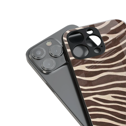 Mocha Swirls Phone Case for Iphone 16 | Glass Case