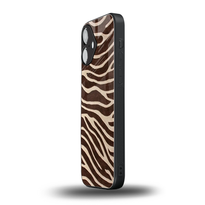 Mocha Swirls iPhone 16 mobile cover | shockproof glass phone case