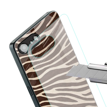 Mocha Swirls stylish phone case for iphone 17e | glossy glass and slim fit