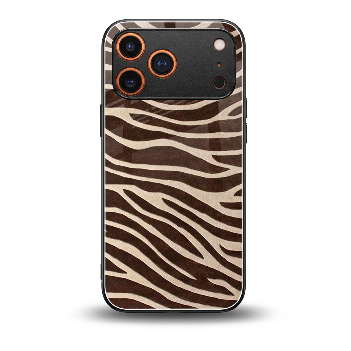 Mocha Swirls back phone cover | glass case for iphone 17 pro