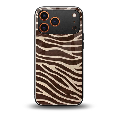 Mocha Swirls back phone cover | glass case for iphone 17 pro