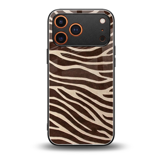Mocha Swirls back phone cover | glass case for iphone 17 pro max