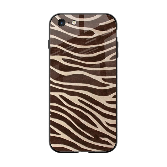 Mocha Swirls back phone cover | glass case for iphone 6s
