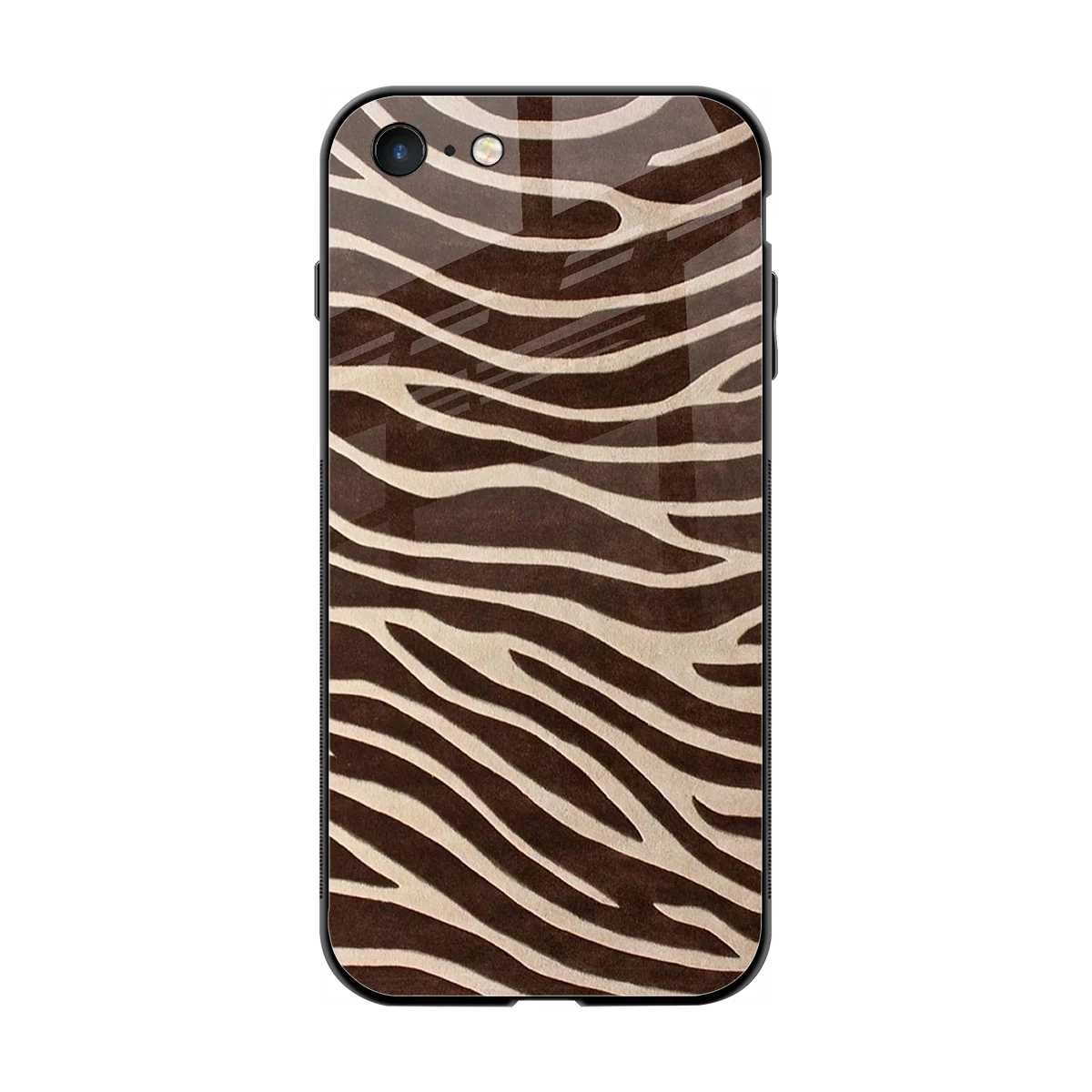 Mocha Swirls back phone cover | glass case for iphone 7