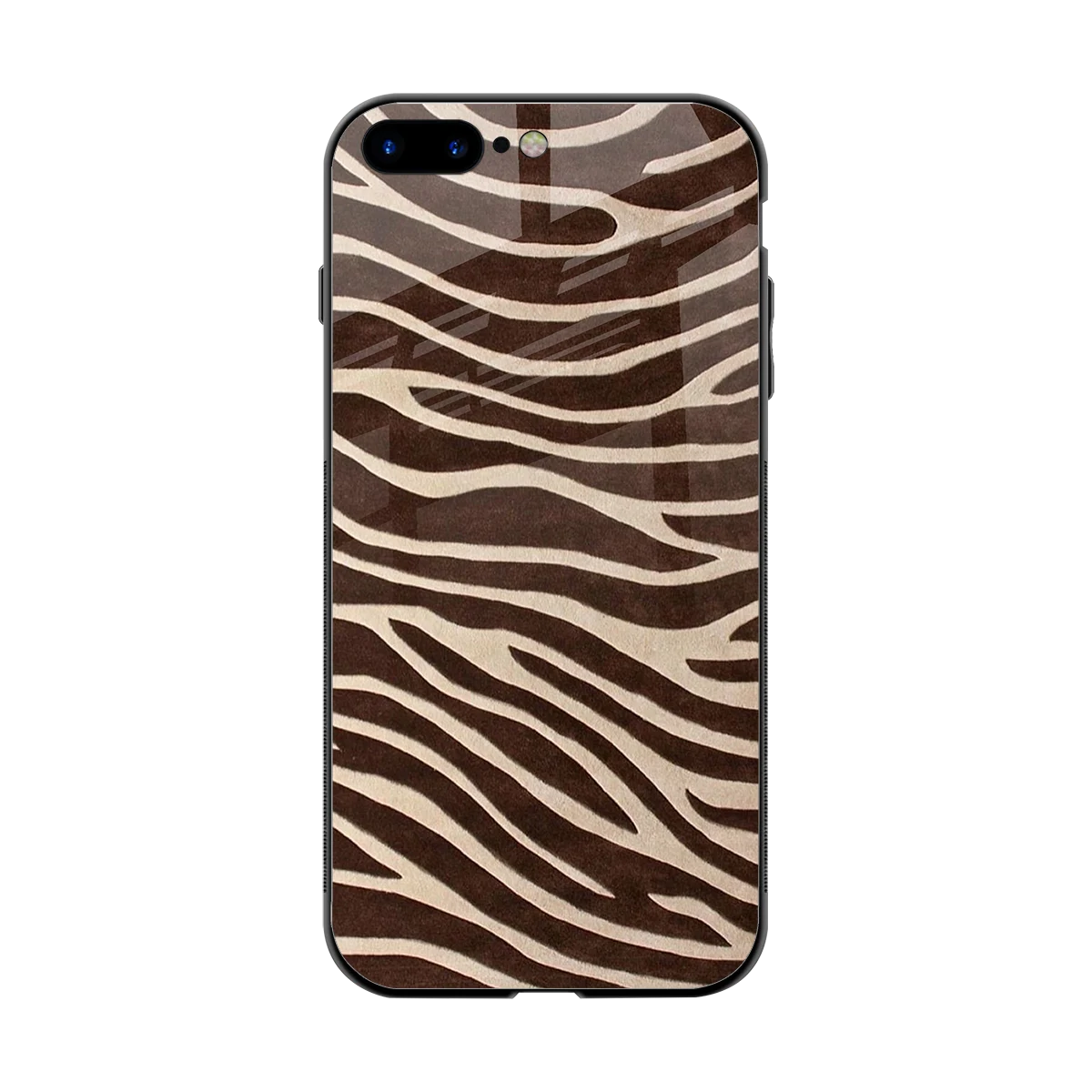 Mocha Swirls back phone cover | glass case for iphone 8 plus