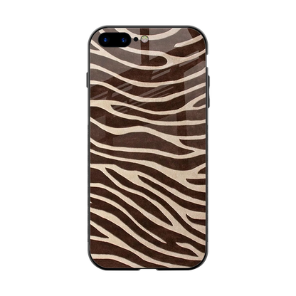 Mocha Swirls back phone cover | glass case for iphone 8 plus