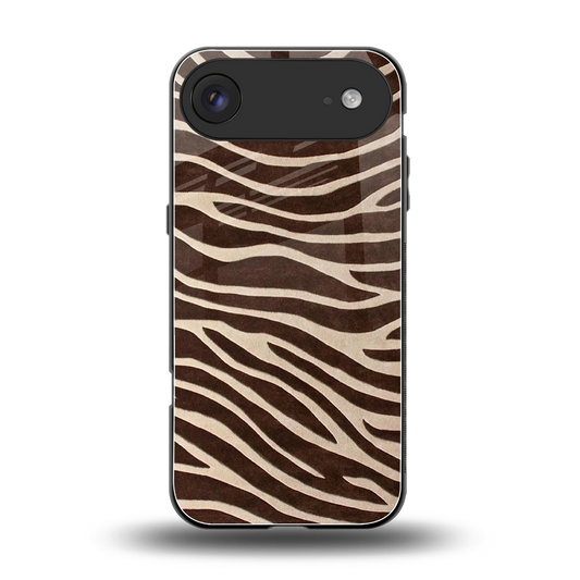 Mocha Swirls back phone cover | glass case for iphone air