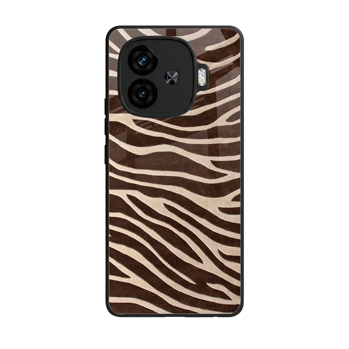 Mocha Swirls back phone cover | glass case for iqoo neo 10r 5g