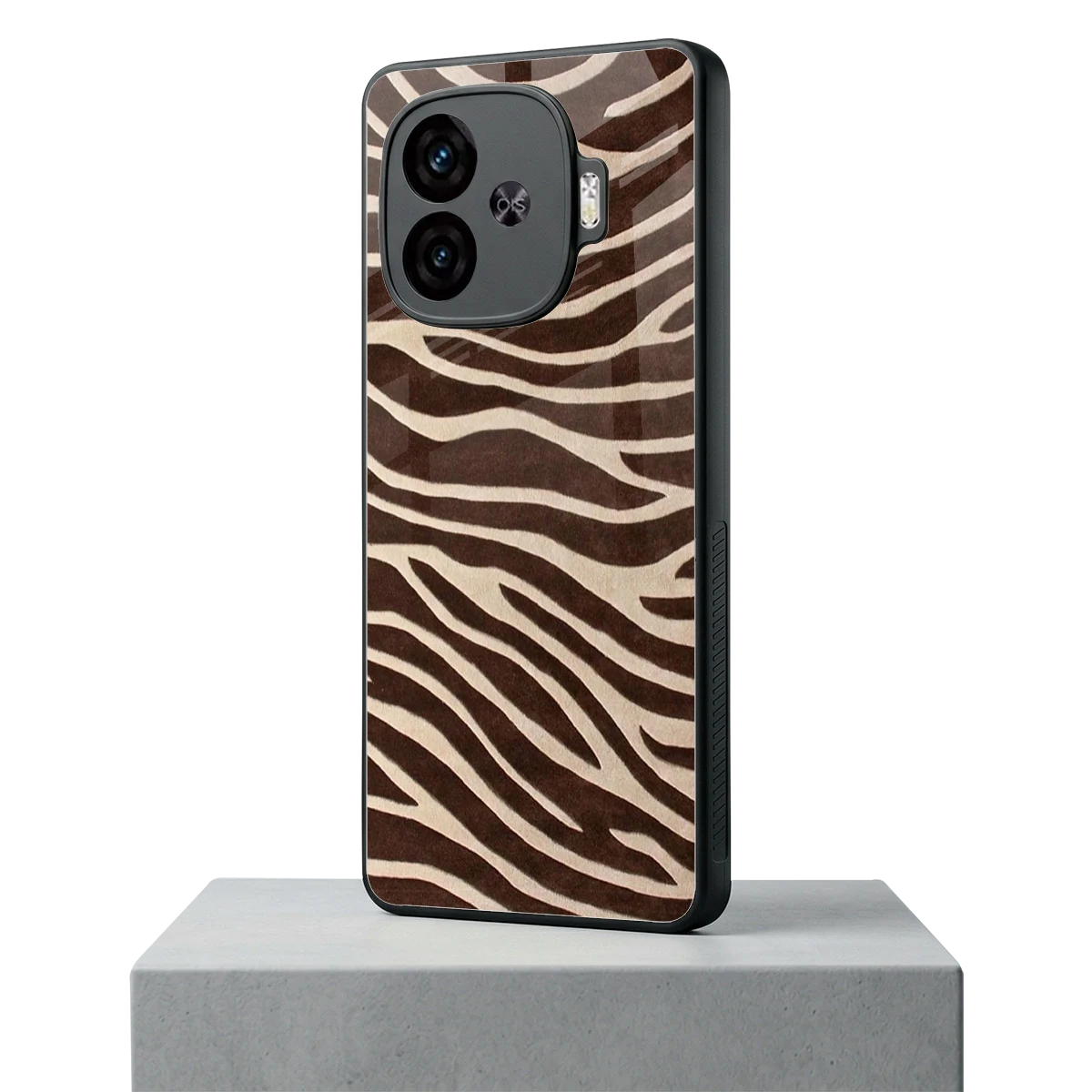 Mocha Swirls iqoo neo 10r 5g mobile cover | shockproof glass phone case