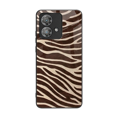 Mocha Swirls back phone cover | glass case for motorola edge 40 neo 5g