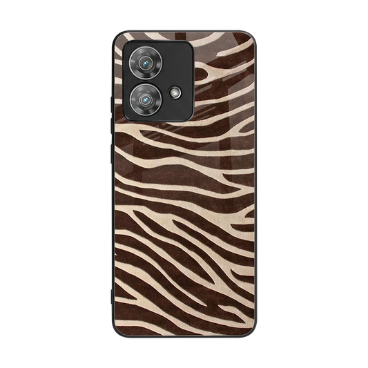 Mocha Swirls back phone cover | glass case for motorola edge 40 neo 5g