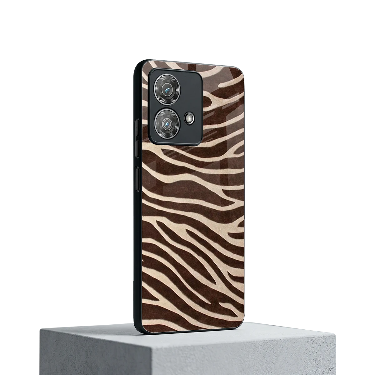 Mocha Swirls motorola edge 40 neo 5g mobile cover | shockproof glass phone case