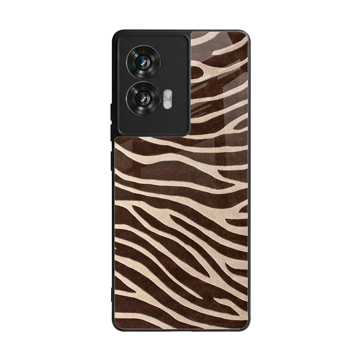 Mocha Swirls back phone cover | glass case for motorola edge 50 fusion