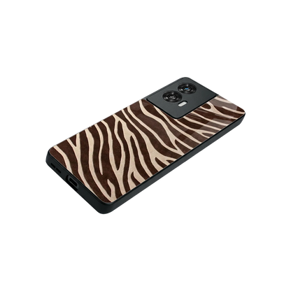 Mocha Swirls stylish phone case for motorola edge 50 fusion | glossy glass and slim fit