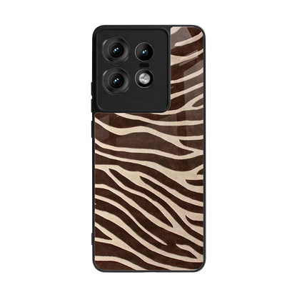 Mocha Swirls back phone cover | glass case for motorola edge 50 pro