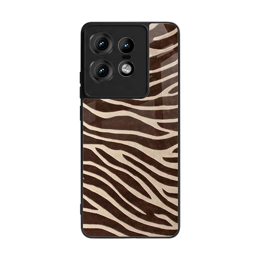 Mocha Swirls back phone cover | glass case for motorola edge 50 pro